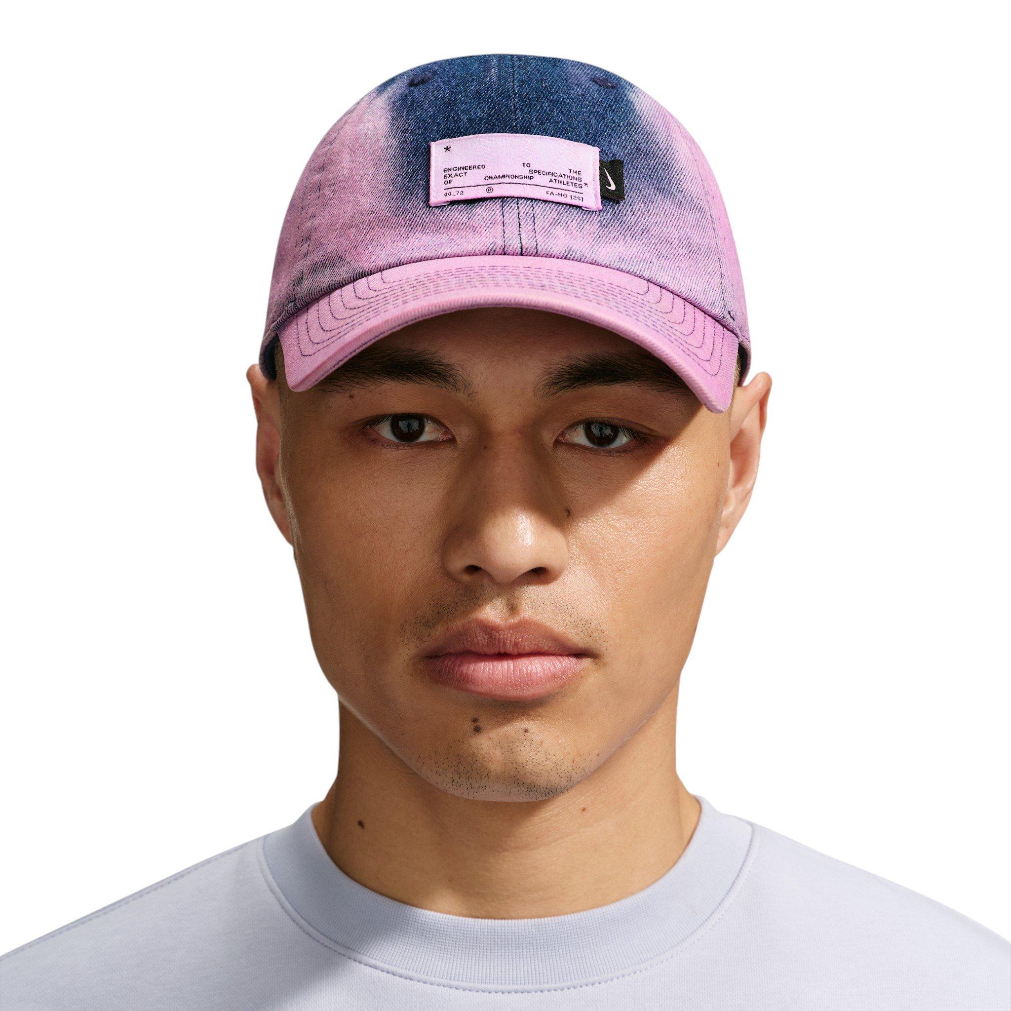 Nike Club Unstructured Denim Painter's Hat - Navy/Pink - NAVY/PINK